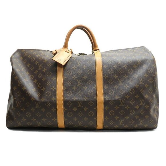 LOUIS VUITTON Brown Monogram Keepall 60 Boston Bag - Picture 1 of 9